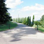 Viale panoramico per gli ospiti, verso il parcheggio interno